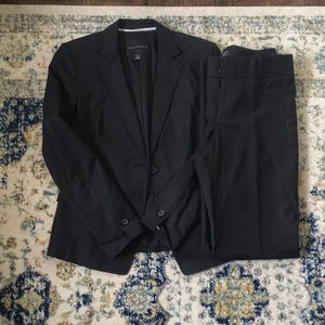 Banana Republic black suit